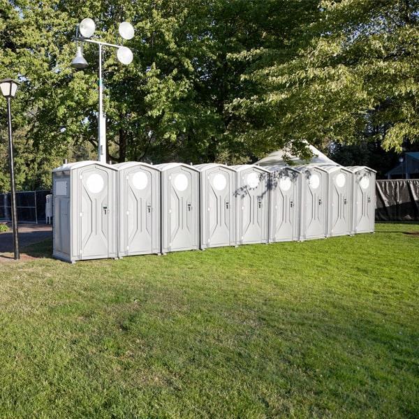 we provide regular cleaning and maintenance services throughout the period of your event to ensure that our special event portable toilets remain clean and sanitary